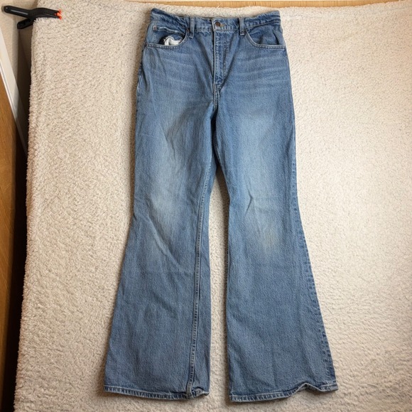 Levi's Premium Denim - Levis Premium 70s High Flare Jeans Womens 31 (30x30) Blue Denim A0899-0002